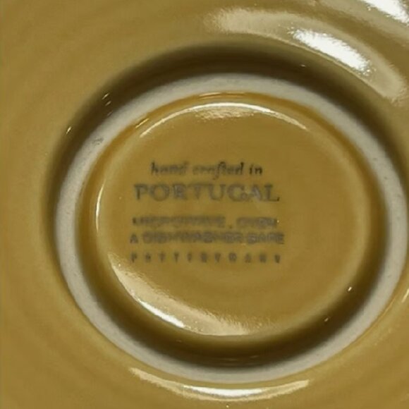NEW 12" Pottery Barn Gabriella Low Serving Bowl | NWOT GOLD Round Stoneware Bowl - Picture 6 of 6